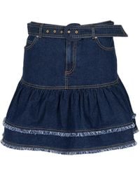 Cinq À Sept - Martina Fringe-Trimmed Short Skirt - Lyst