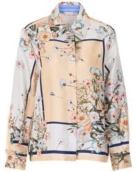 Liu Jo - Printed Twill Shirt - Lyst