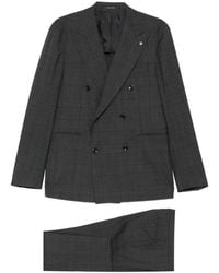 Tagliatore - Check-Pattern Double-Breasted Suit - Lyst