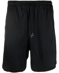 Laneus - Elasticated-waistband Cotton Shorts - Lyst