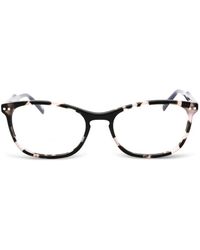 Levi's - Tortoiseshell-Effect Oval-Frame Glasses - Lyst