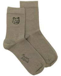 Maison Kitsuné - Fox Head Socks - Lyst
