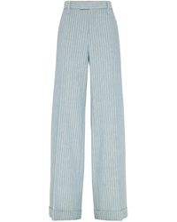 Brunello Cucinelli - Hose mit Nadelstreifen - Lyst