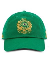 Polo Ralph Lauren - Brazil Logo-Embroidered Cotton Baseball Cap - Lyst