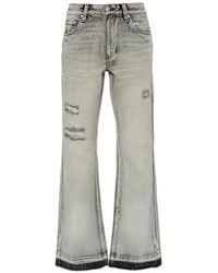 MISBHV - Distressed Flared Jeans - Lyst