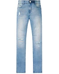 RTA - Bryant Distressed Bootcut Jeans - Lyst