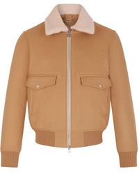 Fursac - Fleece-Collar Jacket - Lyst