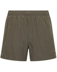 NN07 - Holiday Logo-Embroidered Swim Shorts - Lyst