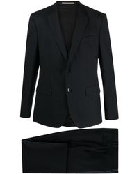 BOSS - Checked Single-breasted Three-piece Suit - Lyst