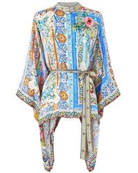 CAMILLA - Navàs Nouveau Button Scarf Blouse - Lyst