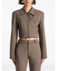 Manière De Voir - Chaqueta con hombros anchos y cremallera - Lyst