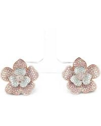 HYT Jewelry - Flower Diamond Earrings - Lyst