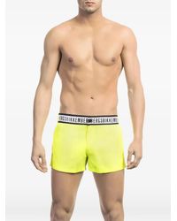 Bikkembergs - Logo-Waistband Swim Shorts - Lyst