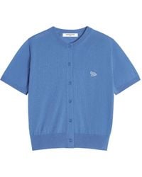 Maison Kitsuné - Cárdigan con bordado Baby Fox - Lyst