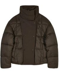 Patrizia Pepe - Double-Breasted Puffer Jacket - Lyst