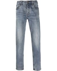 Emporio Armani - Mid-rise Tapered-leg Jeans - Lyst