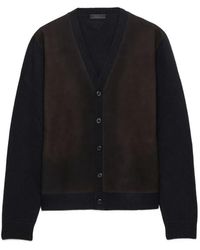 Prada - Cardigan En Laine - Lyst