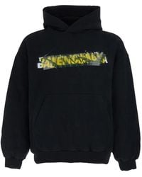 Balenciaga - Messy Spray Medium Fit Hoodie - Lyst