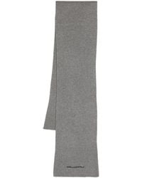 Karl Lagerfeld - Kessential Ribbed-knit Scarf - Lyst