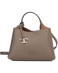 Tod's - Apa Leather Tote Bag - Lyst