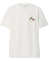 Isabel Marant - Honore Embroidery Round-Neck T-Shirt - Lyst