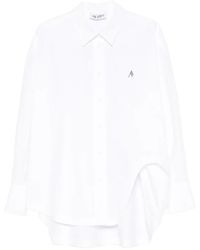 The Attico - Chemise Oversize À Logo Brodé - Lyst