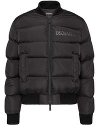 DSquared² - Nylon Puffer Bomber Jacket - Lyst