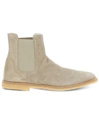 Common Projects - Bottines En Cuir À Empiècements Élastiqués - Lyst