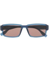 KARL LAGERFELD - Rectangle-Frame Logo-Print Sunglasses - Lyst