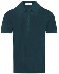 Orlebar Brown - Keeling Open-Knit Polo Shirt - Lyst