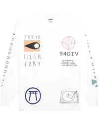 Neighborhood - Graphic Long-Sleeve Sweatshirt - Lyst