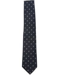 Emporio Armani - Krawatte mit Rautenmuster - Lyst