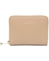 Lacoste - Portafoglio Con Zip - Lyst