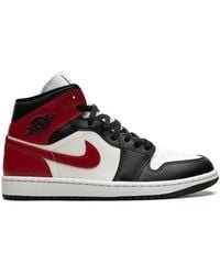 Nike - Air 1 Mid Toe Sneakers - Lyst