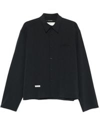 Song For The Mute - Pinstripe Chest-Pocket Shirt - Lyst