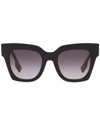 Burberry - Bio-Acetate Square Frame Sunglasses - Lyst