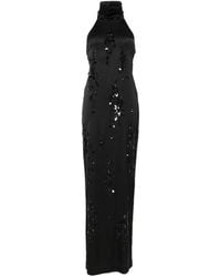 Des Phemmes - Vestido Largo Con Lentejuelas Y Espalda Descubierta - Lyst