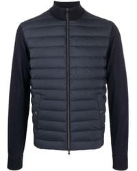 Herno - High-neck Knitted Padded Jacket - Lyst
