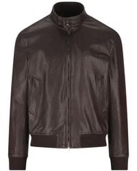 Tagliatore - Leather Jacket - Lyst