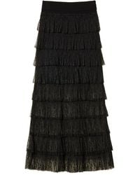 Twinset - Lace Maxi Skirt - Lyst