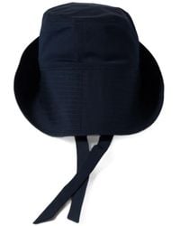 Miu Miu - Wide-Brimmed Poplin Bucket Hat - Lyst