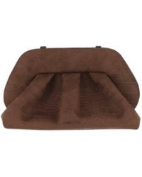 THEMOIRÈ - Bios Crocodile-Effect Clutch Bag - Lyst