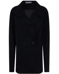 Issey Miyake - Monsieur Double-Breasted Notched-Lapel Shirt - Lyst