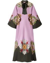 La DoubleJ - Bell-Sleeve Maxi Dress - Lyst