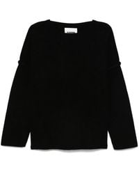 Jil Sander - "übergroße gerippte Wollpuls - Lyst