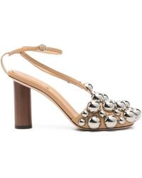 A.W.A.K.E. MODE - Christine Studs-Embellishment Sandals - Lyst