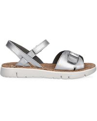 Camper - Oruga Sandalen Im Metallic-Look - Lyst