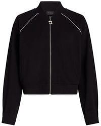 KARL LAGERFELD - Ikon Zip-Up Jacket - Lyst