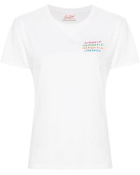 Mc2 Saint Barth - Emilie T-Shirt mit Slogan - Lyst