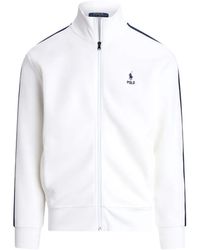Polo Ralph Lauren - Sweat Zippé À Détails Rayés - Lyst